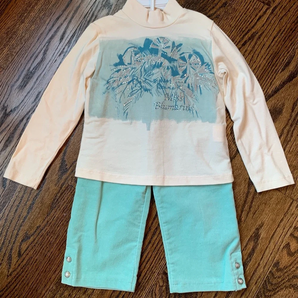 Blumarine Baby 3-piece set.  Size 4 yrs. Like new!!